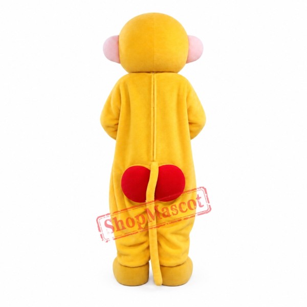 Superb Yellow Monkey Mascot Costume Superb Yellow Monkey Mascot Costume