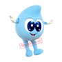 Happy Lightweight Blue Water Drop Mascot Costume
