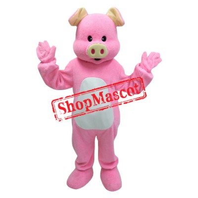 Superb Lovely Pink Pig Mascot Costume