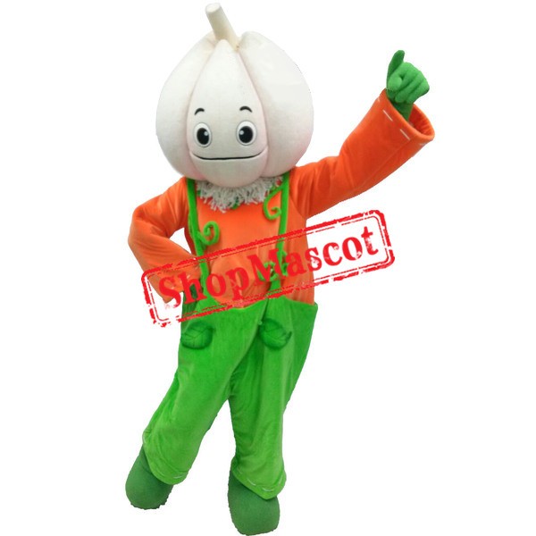 Superb Garlic Boy Mascot Costume