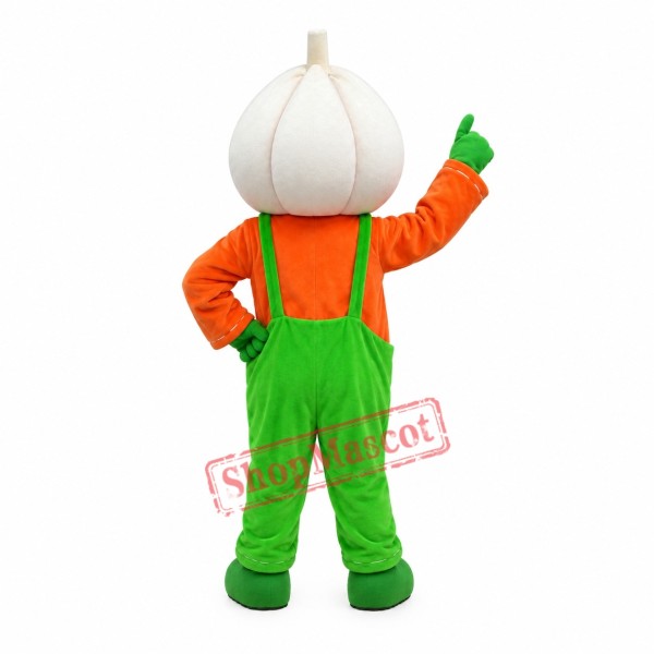 Superb Garlic Boy Mascot Costume Superb Garlic Boy Mascot Costume