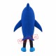 Superb Blue & White Shark Mascot Costume Superb Blue & White Shark Mascot Costume