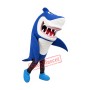 Superb Blue & White Shark Mascot Costume