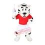 Sport White Tiger Mascot Costume