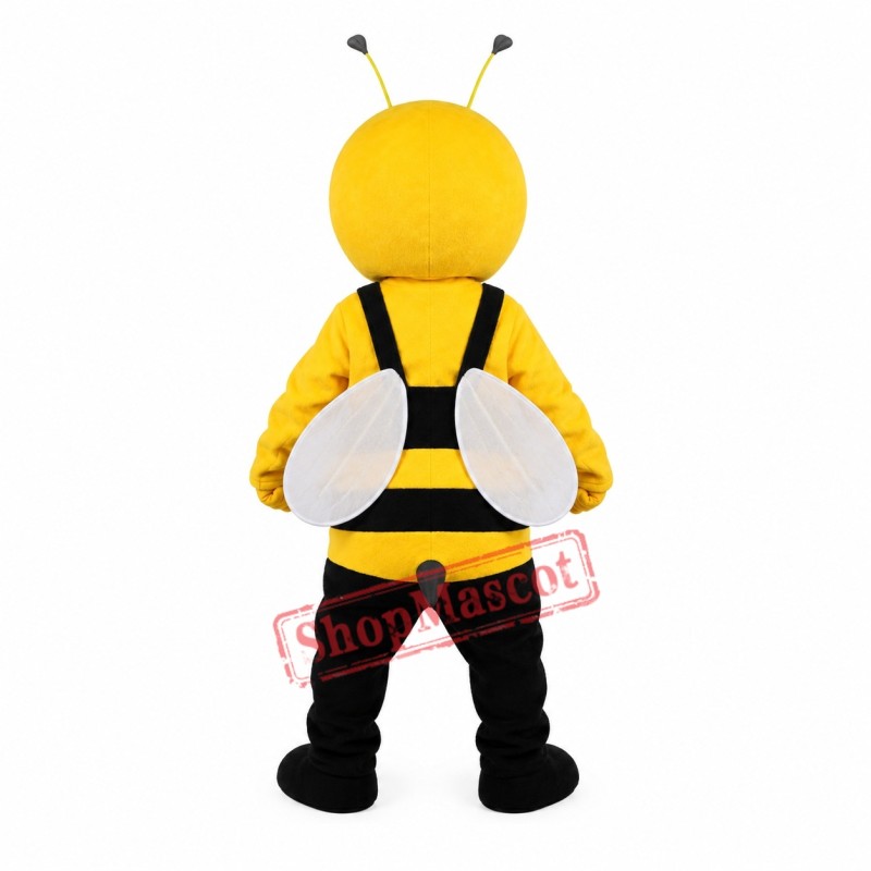 Happy Bee Boy Mascot Costume Happy Bee Boy Mascot Costume