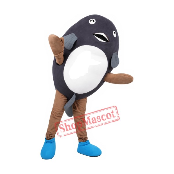 Happy Lightweight Fish Mascot Costume Happy Lightweight Fish Mascot Costume