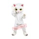 Lovely Lightweight White Cat Mascot Costume Lovely Lightweight White Cat Mascot Costume