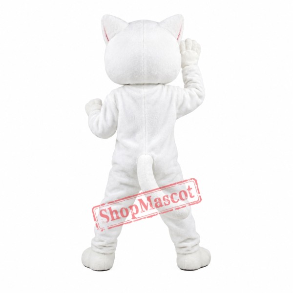 Lovely Lightweight White Cat Mascot Costume Lovely Lightweight White Cat Mascot Costume