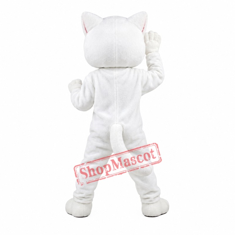 Lovely Lightweight White Cat Mascot Costume Lovely Lightweight White Cat Mascot Costume