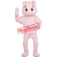 Superb Friendly Pink Pig Mascot Costume