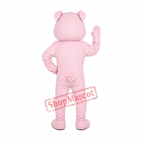 Superb Friendly Pink Pig Mascot Costume Superb Friendly Pink Pig Mascot Costume