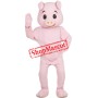Superb Friendly Pink Pig Mascot Costume