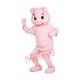 Superb Friendly Pink Pig Mascot Costume Superb Friendly Pink Pig Mascot Costume