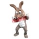 Lovely Brown Rabbit Mascot Costume