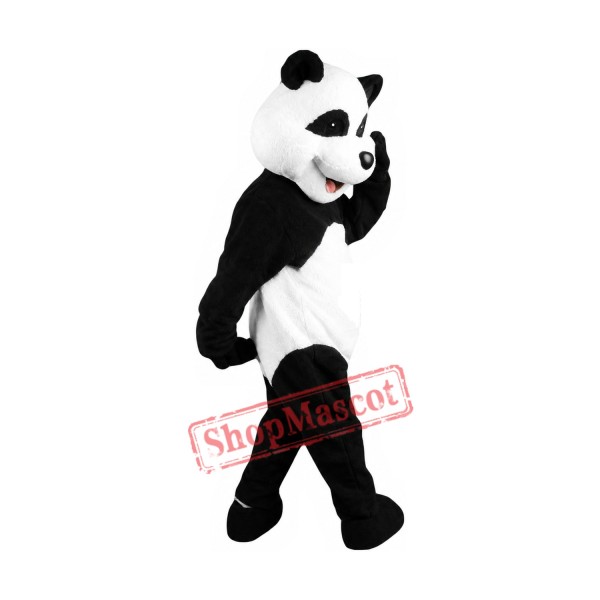 Friendly Panda Mascot Costume