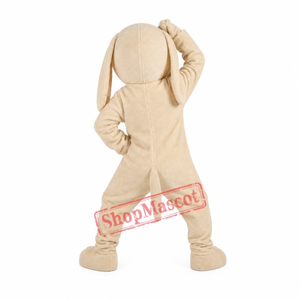 Lovable Brown Dog Mascot Costume Lovable Brown Dog Mascot Costume