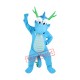 Superb Blue Dragon Mascot Costume Superb Blue Dragon Mascot Costume