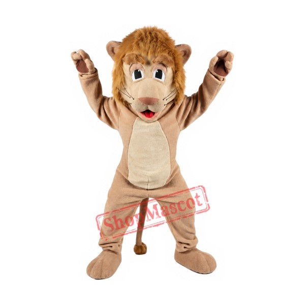 Lovable Lion Mascot Costume Lovable Lion Mascot Costume