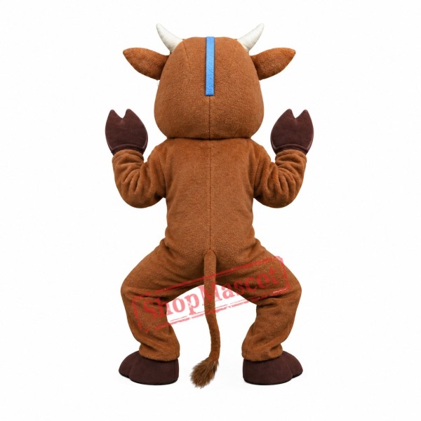 Lovable Buffalo Mascot Costume Lovable Buffalo Mascot Costume