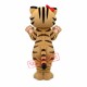 Happy Brown Cat Mascot Costume