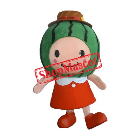 Watermelon Girl Mascot Costume
