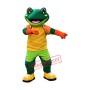 Friendly College Frog Mascot Costume