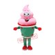 Pink Ice Cream Girl Mascot Costume Pink Ice Cream Girl Mascot Costume