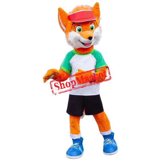 Superb Lightweight Sport Fox Mascot Costume
