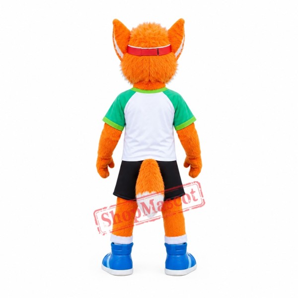 Superb Lightweight Sport Fox Mascot Costume Superb Lightweight Sport Fox Mascot Costume