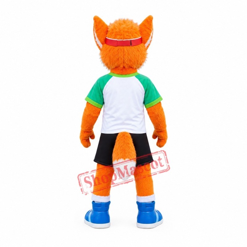 Superb Lightweight Sport Fox Mascot Costume Superb Lightweight Sport Fox Mascot Costume