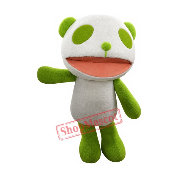 Green Panda Mascot Costume Green Panda Mascot Costume