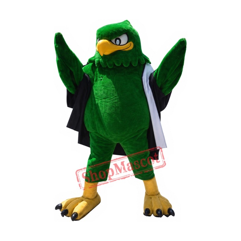 Superb Green Eagle Mascot Costume Superb Green Eagle Mascot Costume
