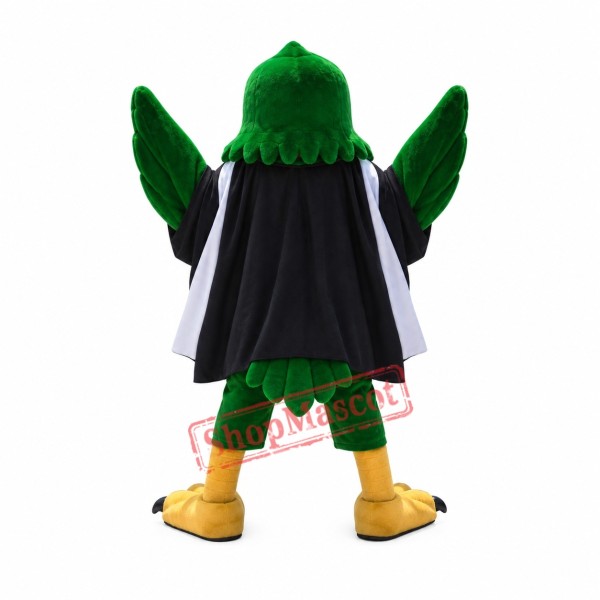 Superb Green Eagle Mascot Costume Superb Green Eagle Mascot Costume