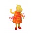 Hippo Girl Mascot Costume