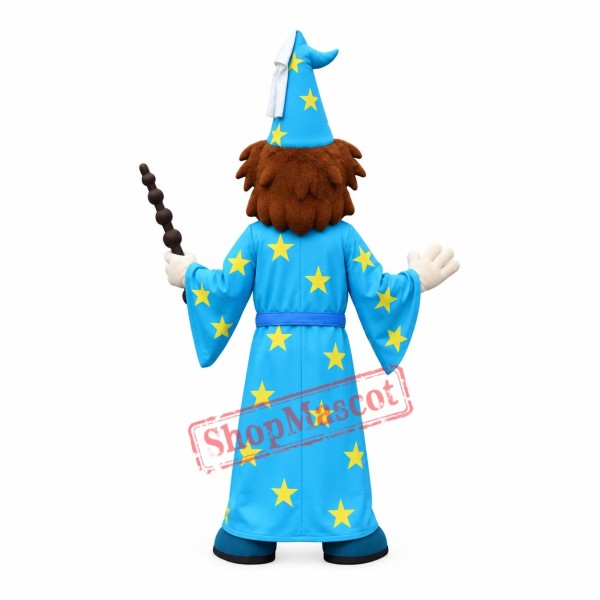 Superb Wizard Mascot Costume