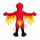 Superb Red Phoenix Mascot Costume Superb Red Phoenix Mascot Costume
