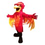 Superb Red Phoenix Mascot Costume