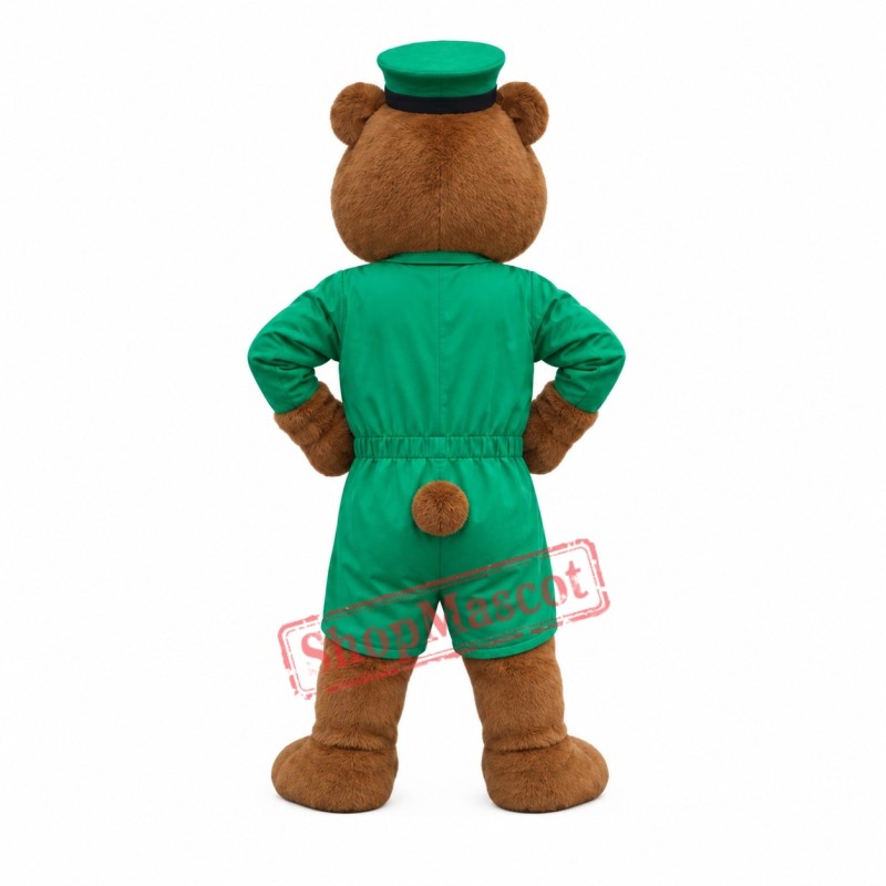 Superb Friendly Police Bear Mascot Costume