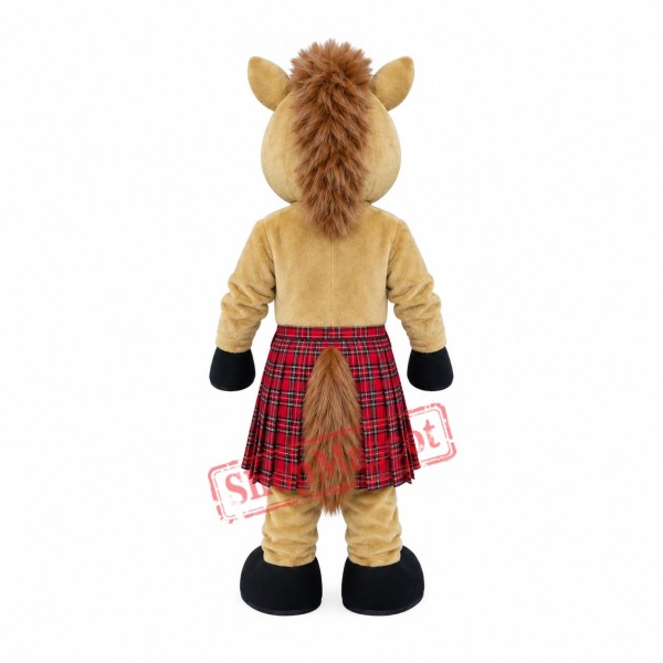 Scottish Warhorse Mascot Costume Scottish Warhorse Mascot Costume