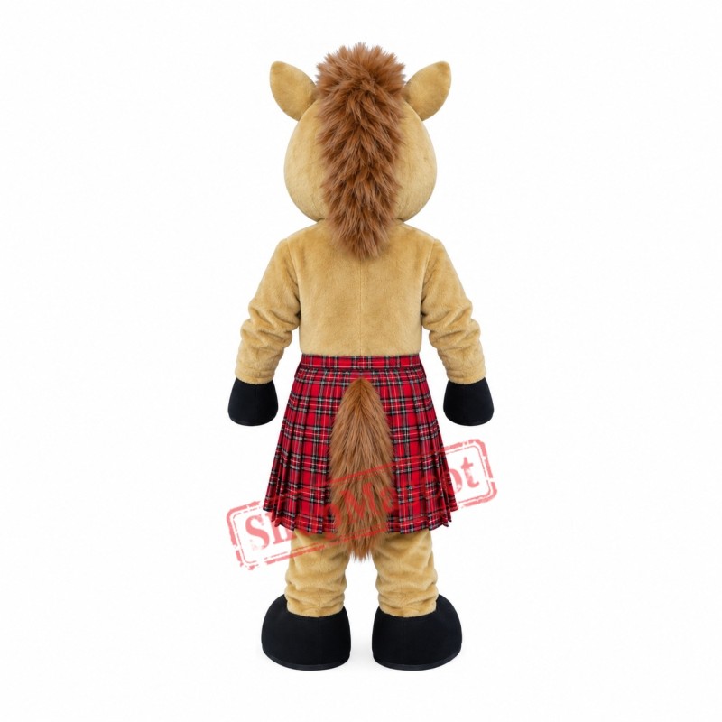 Scottish Warhorse Mascot Costume Scottish Warhorse Mascot Costume