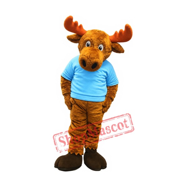 College Lightweight Moose Mascot Costume College Lightweight Moose Mascot Costume