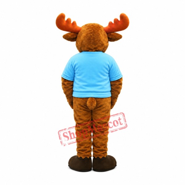 College Lightweight Moose Mascot Costume