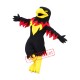 Black & Yellow Falcon Mascot Costume