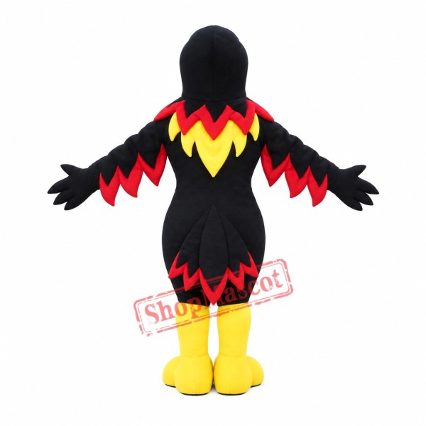 Black & Yellow Falcon Mascot Costume Black & Yellow Falcon Mascot Costume