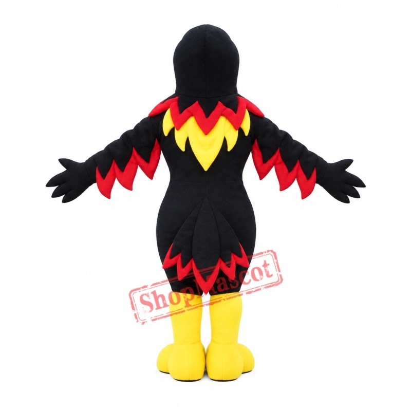 Black & Yellow Falcon Mascot Costume