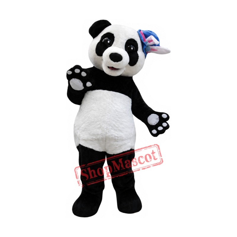 Superb Lovely Female Panda Mascot Costume Superb Lovely Female Panda Mascot Costume