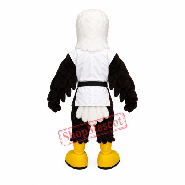 Superb Lovely Eagle Mascot Costume Superb Lovely Eagle Mascot Costume