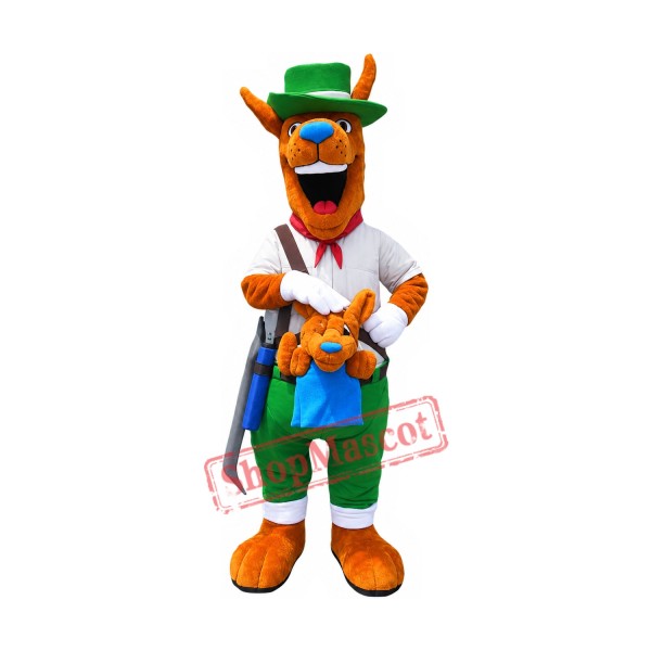Superb Friendly Kangaroo Mascot Costume
