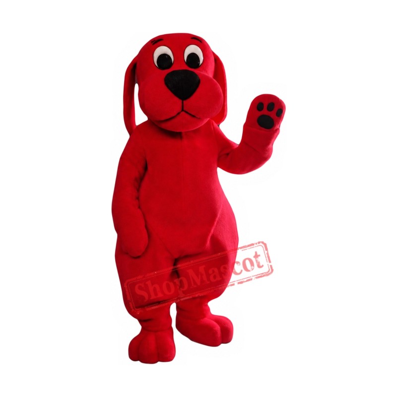 Superb Clifford The Big Red Dog Mascot Costume Superb Clifford The Big Red Dog Mascot Costume