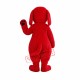 Superb Clifford The Big Red Dog Mascot Costume Superb Clifford The Big Red Dog Mascot Costume